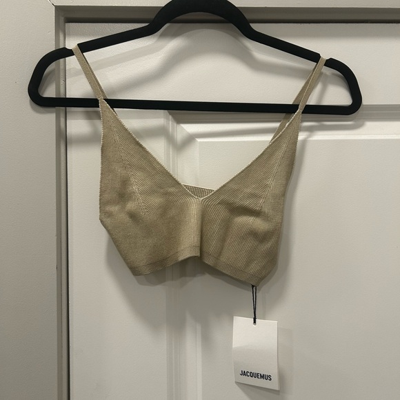 Jacquemus Knitted Pullover Le Bandeau Valensole Bra NWT XL - Picture 2 of 6